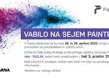 Vabilo na sejem PaintExpo