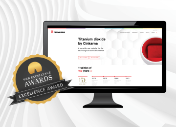 Our new web site was awarded
