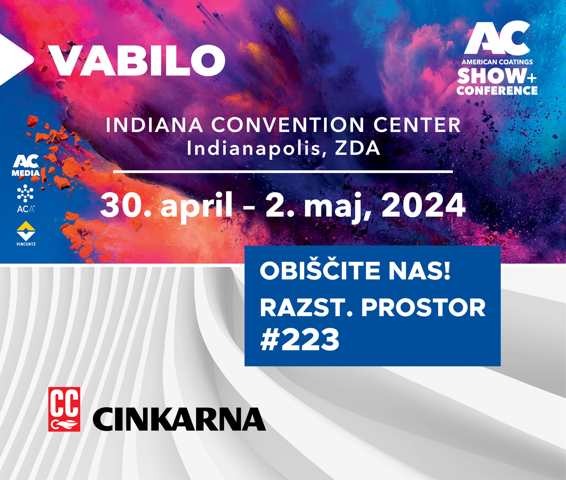 American Coatings Show 2024 – obiščite nas na sejmu