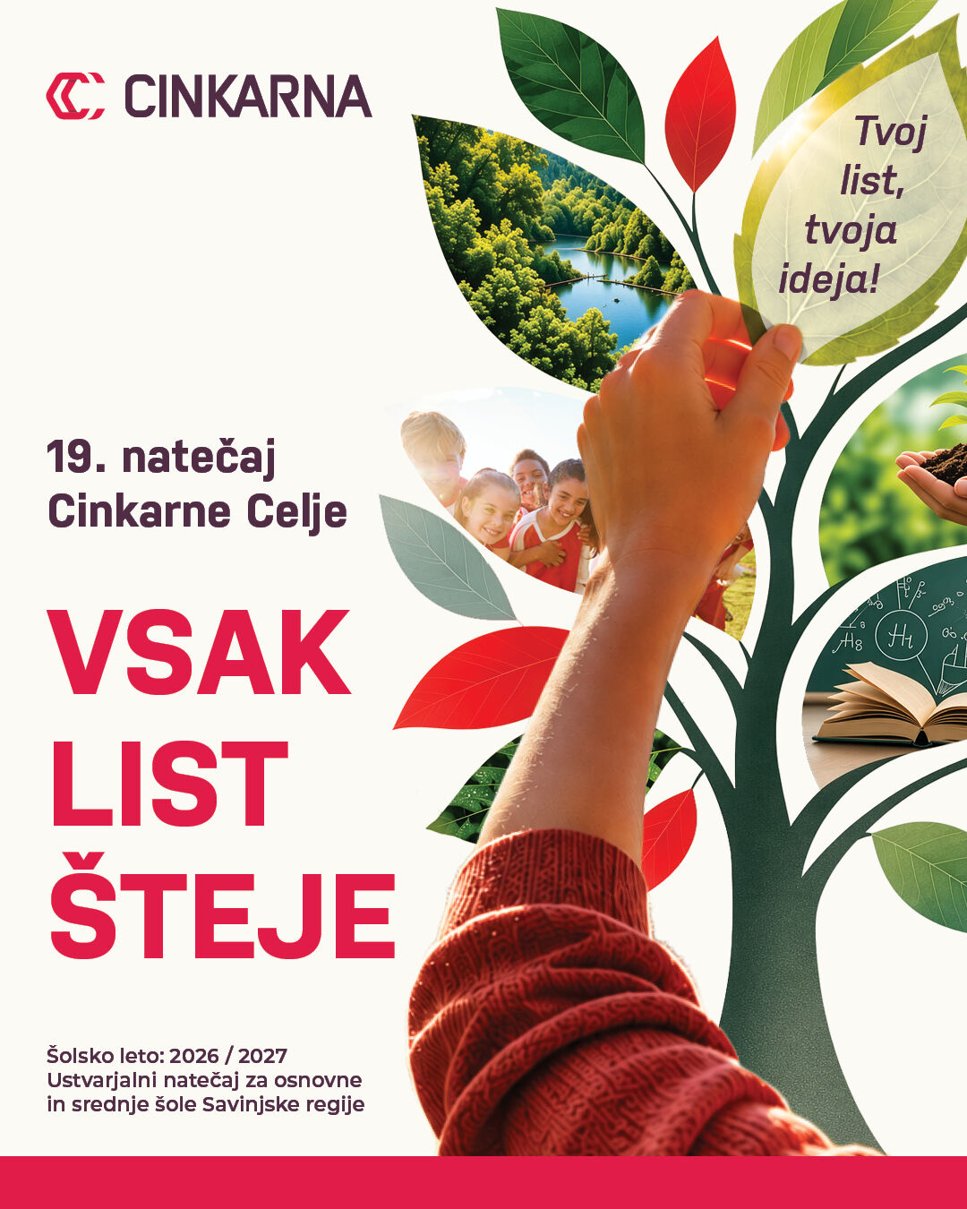 Vsak list šteje: 19. ustvarjalni natečaj